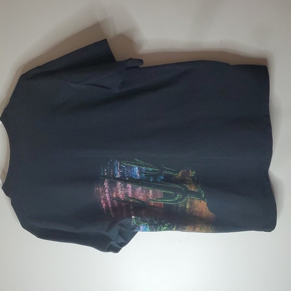 Vintage 90's Single Stitch Rattlesnake Desert Graphic T-Shirt Size Large - Picture 5 of 8